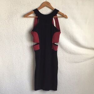 Donna Mizani Halter‎ Bodycon Dress Womens Small Black